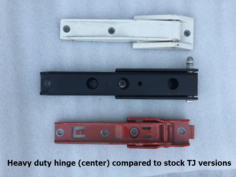 TJ/LJ HEAVY DUTY REPLACEMENT TAILGATE HINGES – GR8TOPS
