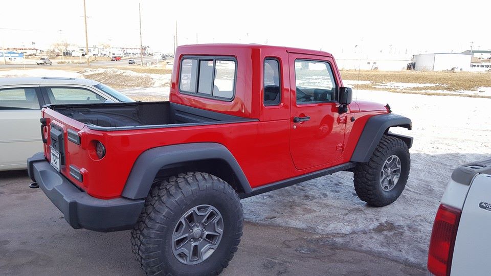 Jeep Wrangler Pick Up Conversion Kit