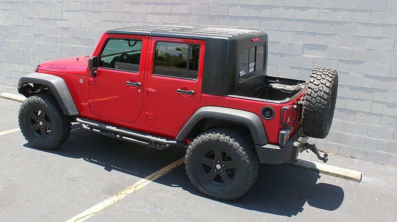 Recruit JKU 4-door Half Hardtop Kit – GR8TOPS